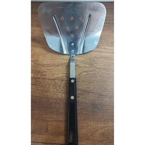 ROYAL BRAND "SHARPCUTTER" STAINLESS WIDE CURVED SPATULA BAKELITE HANDLE VTG U11